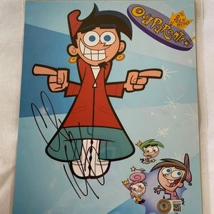 NWT. Autographed 8x10 Print from the TV Show Fairly Odd Parents!